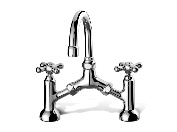 Roma Two Hole Mounted Bridge Faucet 3215