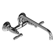 Italica 1882 Exposed Wall Mounted Utility & Kitchen Faucet with High Swinging Spout and Lever Handles 3245