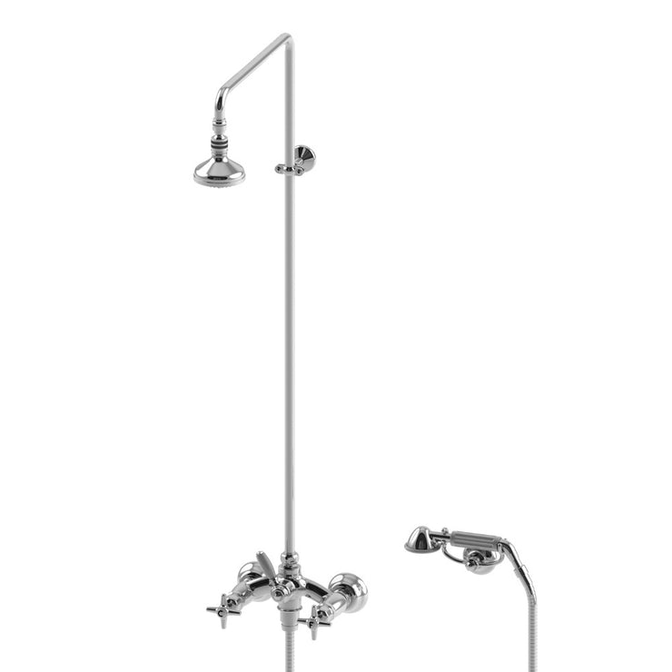 Italica 1882 Exposed Shower & Hand Shower with Telephone Cradle Mount 3284