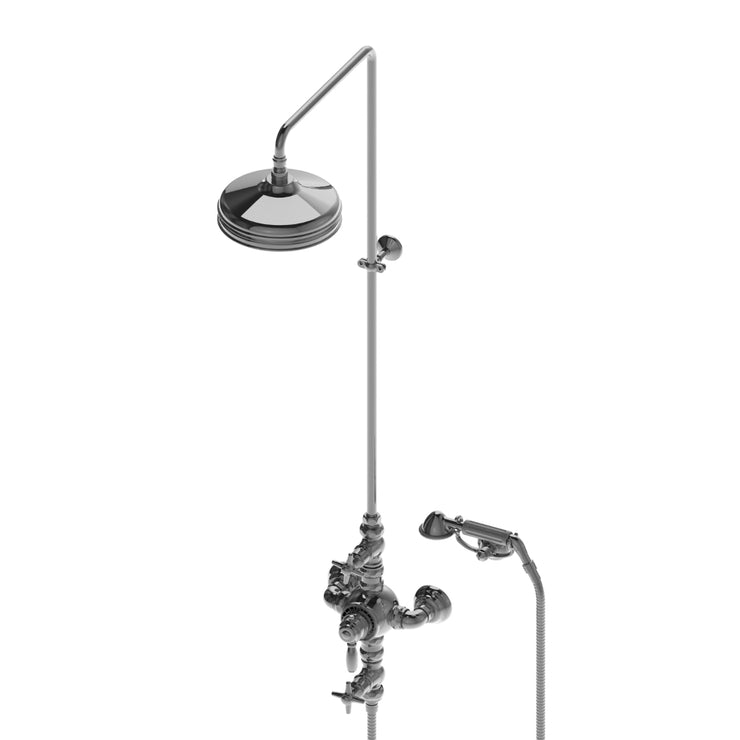 Italica 1882 Thermostatic Exposed Shower With Hand Shower & Telephone Cradle Mount 3284 IS-33