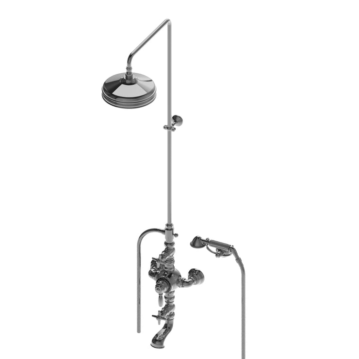 Italica 1882 Thermostatic Exposed Shower & Tub Filler With Hand Shower & Telephone Cradle Mount 3274IS-33