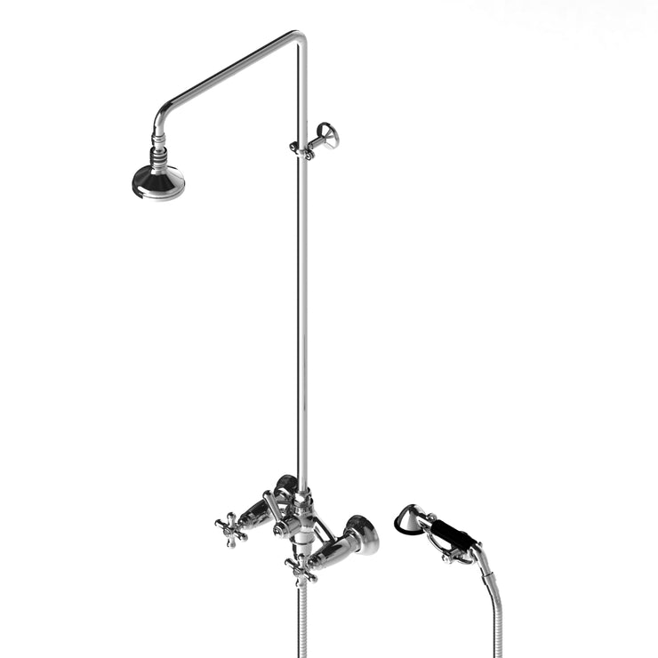 Roma 1882 Exposed Shower & Hand Shower with Telephone Cradle Mount 3284