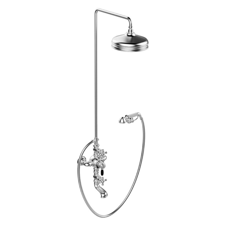 Roma 1882 Thermostatic Exposed Shower & Tub Filler With Hand Shower & Telephone Cradle Mount 3274IS-33