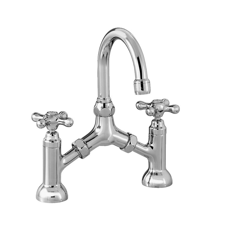 Roma Two Hole Mounted Bridge Faucet 3215