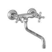 Roma 1882 Exposed Wall Mounted Utility & Kitchen Faucet with Low Swinging Spout 3243