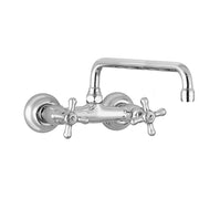 Roma 1882 Exposed Wall Mounted Utility & Kitchen Faucet with High Swinging Spout 3245