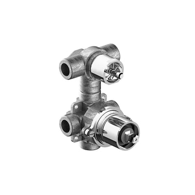 Cast Bronze Pressure Balance Mixer with Two Way Diverter Rough-in Valve 3254MCPI