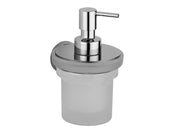 Sirius Wall Mounted Soap Dispenser with Satin Glass D020